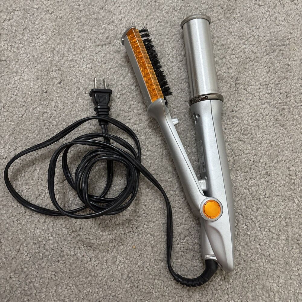 InStyler 3 n 1 Rotating Hair Straightening Curling Hot Iron IS1001